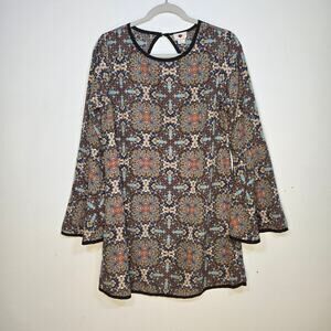 One Clothing Floral Print Boho Style Dress. Size Large.